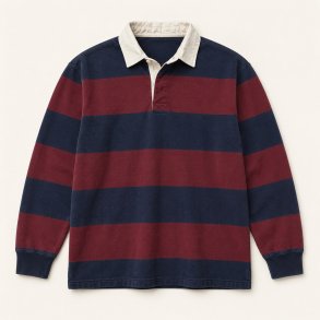 Navy og bordeaux rugbytr�je