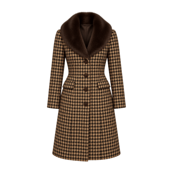 Houndstooth-frakke