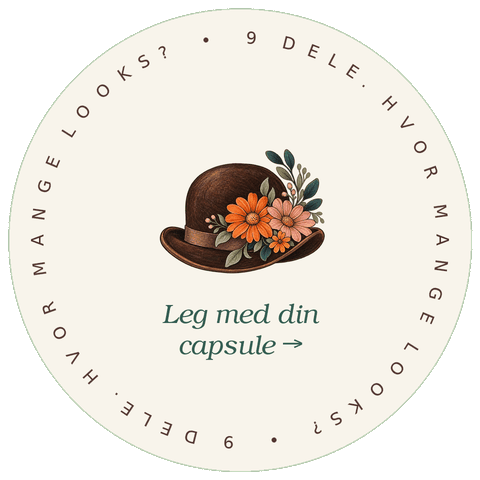 9 dele hvor mange looks bowlerhat med blomster 