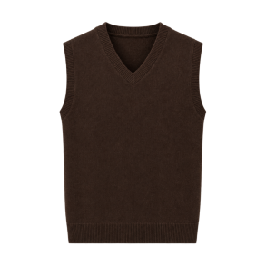 M�rkebrun strikvest