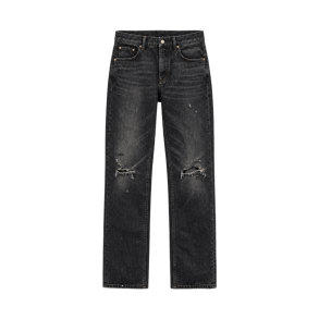 Vaskede sorte jeans