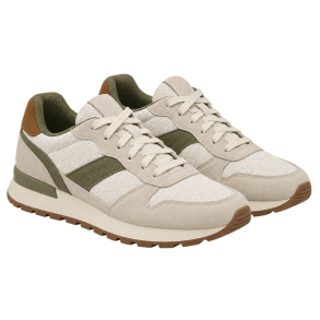 Creme og oliven retro runners