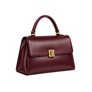 Struktureret bordeaux toptaske