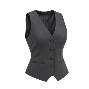 Koksgr� tailored vest