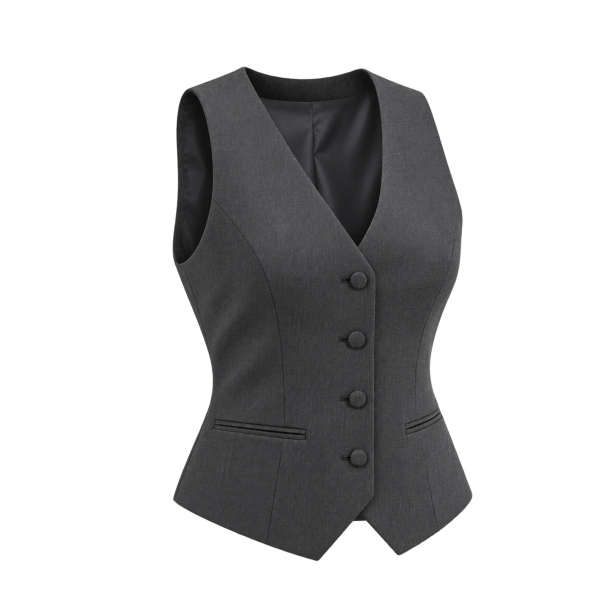 Koksgr� tailored vest