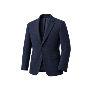 Navy struktureret blazer