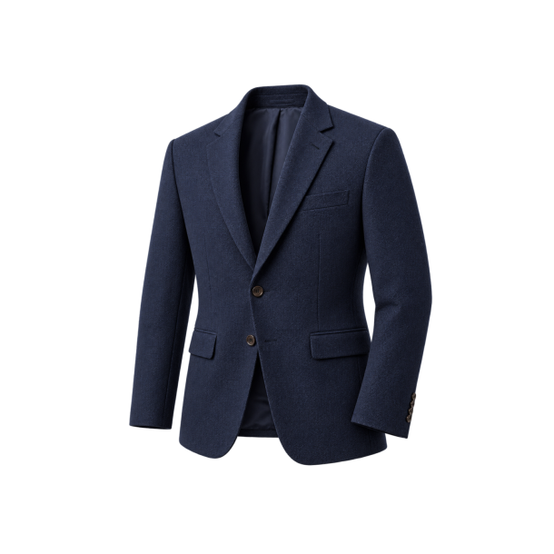 Navy struktureret blazer