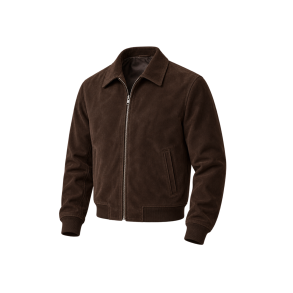 Espresso ruskindsblouson
