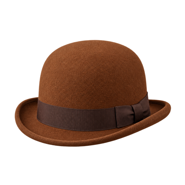 Kognakbrun bowlerhat