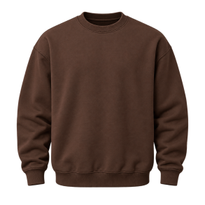 Chokoladebrun athleisure-sweatshirt
