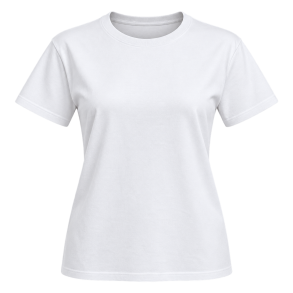 Hvid afslappet essentials-T-shirt