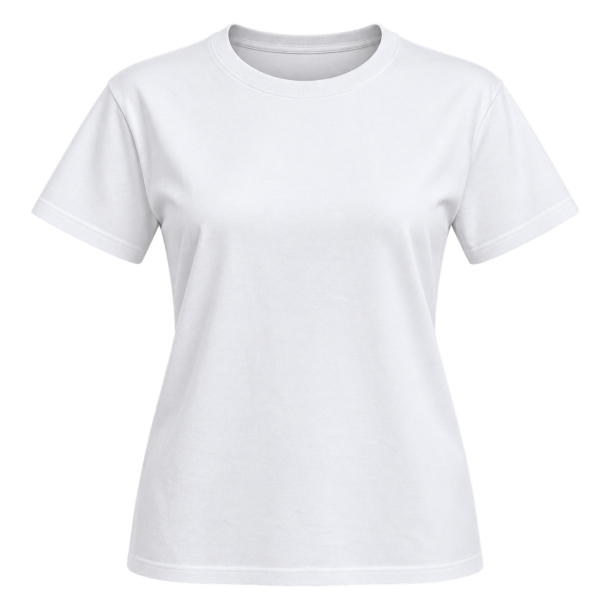 Hvid afslappet essentials-T-shirt