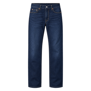 M�rke indigobl� jeans med lige ben