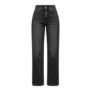 Sorte jeans med lige ben