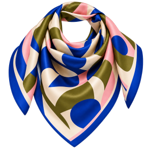 Grafisk statement-t�rkl�de i kobolt og pink